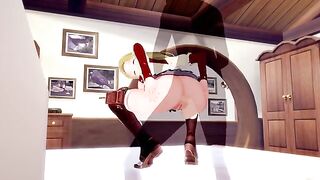 Jobless Reincarnation ZENITH GREYRAT gets fucked hard in this hot hentai scene