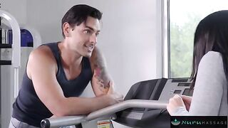 Angela White rekindled her connection with an old friend at the gym