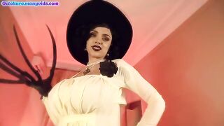 Octokuro creates sexy cosplay of Lady Dimitrescu for her man