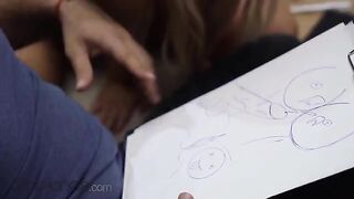 Young teacher fucked hard by blonde slut Lovita Fate in sensual scene