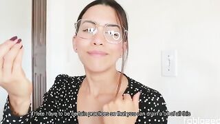 The sexy psychiatrist helps her patient with his problems through role play