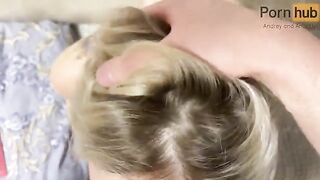 Her ass was gapped by my cock and she moaned pitifully