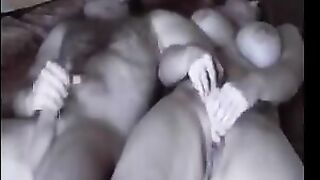 A fat woman gets fucked, hidden camera captures it all