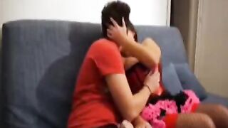 A girl shot a video of sex with her brother at home