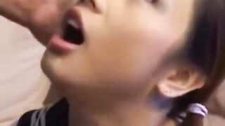 The Chinese girl was given a special treatment by her doctor in white stockings