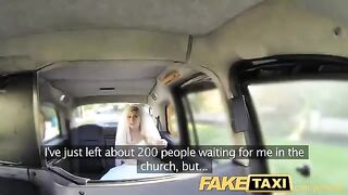 The bride got fucked by a taxi driver before wedding
