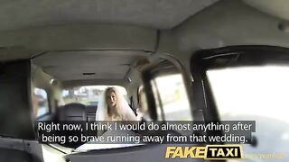 The bride got fucked by a taxi driver before wedding