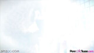 The sexy woman Alison Tyler plays with her pussy