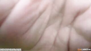 The blond girl was fucked on the road, right in her ass