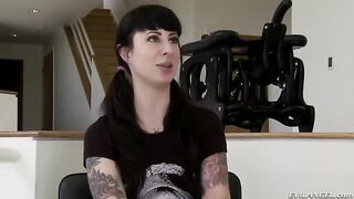 The man gently caressed his tongue in her pussy, a sensual act that echoes the passionate intimacy often showcased by the married couple who love to explore BDSM and cunnilingus in their videos