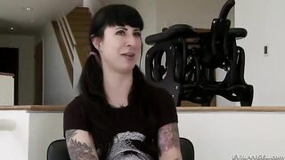The man gently caressed his tongue in her pussy, a sensual act that echoes the passionate intimacy often showcased by the married couple who love to explore BDSM and cunnilingus in their videos