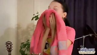 An old man fucks a young girl in her juicy ass hole