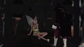 A girl with a beautiful body makes the guy a blowjob