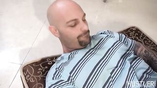 Nurse with big boobs helped the guy with erection problems