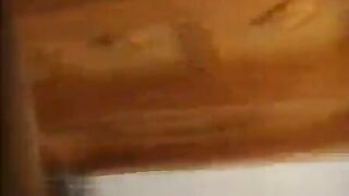 A peeping guy filmed the porn video, capturing a skirt shot
