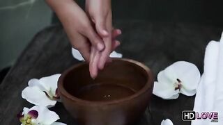 Massage with a happy ending from a friend, just what I needed