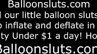 The girl is rubbing her tits on the bed and becomes very excited, with scenes of intense passion