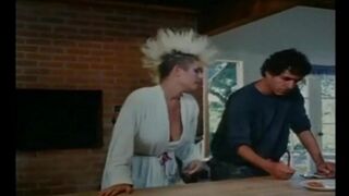 Retro porn orgy scene with big cocks and horny fuckers