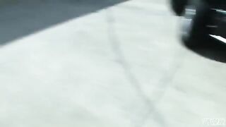 Blonde beauty Blair Summers has sex right in the parking lot