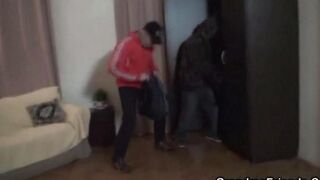Sexual old and young in threesome action with a mature woman
