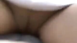 A sexy girl got a member's juice on her face and in her pussy