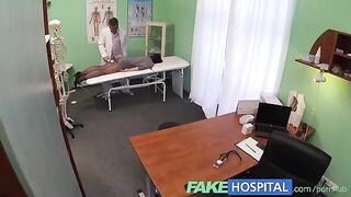 The cunning doctor checked the patient and had sex with her