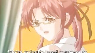 Hentai with the cleaning lady's daughter and the owner's son, getting wild