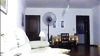 In the evening, as always, they decided to enjoy intimate moments on the couch