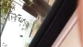 He could jerk off his big cock right on the street, but where’s the fun in that?