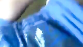 I took out the overgrown bolt and started to jerk it through the underwear