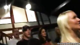 The chicks get drunk and have sex at a party, it was amazing!