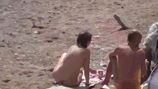 Bathing in the sea naked is always a pleasure