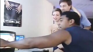 Actress fucked by two guys who wanted to check her listening skills
