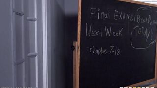 Student has sex with his teacher in a steamy classroom encounter