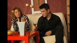 A drunk guy was going to sleep when his mother came to him