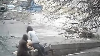 The man photographed intimate moments with a girl on the street