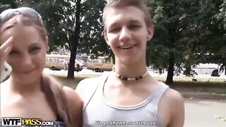 The guy made a Successful licking of two pussies