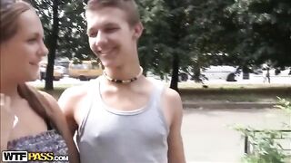 The guy made a Successful licking of two pussies