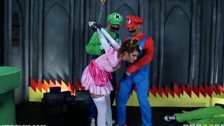 A girl is having sex performance with her boyfriend and another guy