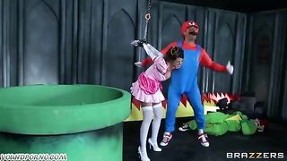 A girl is having sex performance with her boyfriend and another guy