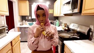 A hot American girl got fucked in POV with a big cock