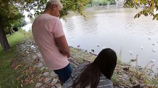 Duck feeding with beavers and creampie for cute Serina Gomez – Part 1
