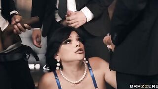 Formal Fuckfest: Mona's First Gangbang - a nice lady in an orgy