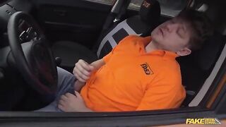 Revenge for the rude driver's behaviour with a rough fuck