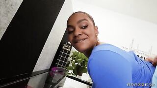 A girl is masturbating in secret at her workplace, mirroring similar daring acts