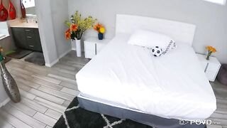 The coach fucked the girl and filled her with his cum