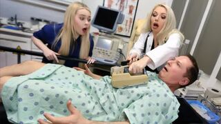 The nurse came to the general for sperm and finished with her mouth
