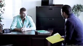 A couple has a gentle romantic sex in a hotel room - Slow sex