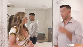 The busty blonde MILF Cory Chase gets her asshole gapped by a real estate agent