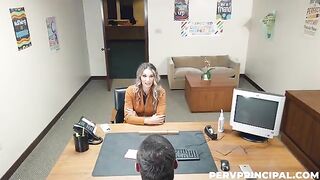 The druggie gets fucked on the office table